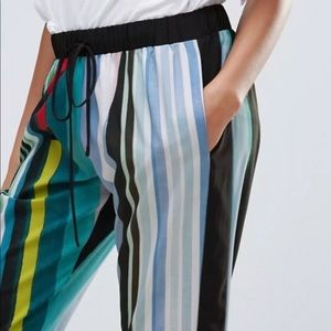 Clover Canyon Pants - Clover Canyon Women Striped Eclipse Pants Size XS Clover Canyon Pants - Clover Canyon Women Striped Eclipse Pants Size XS